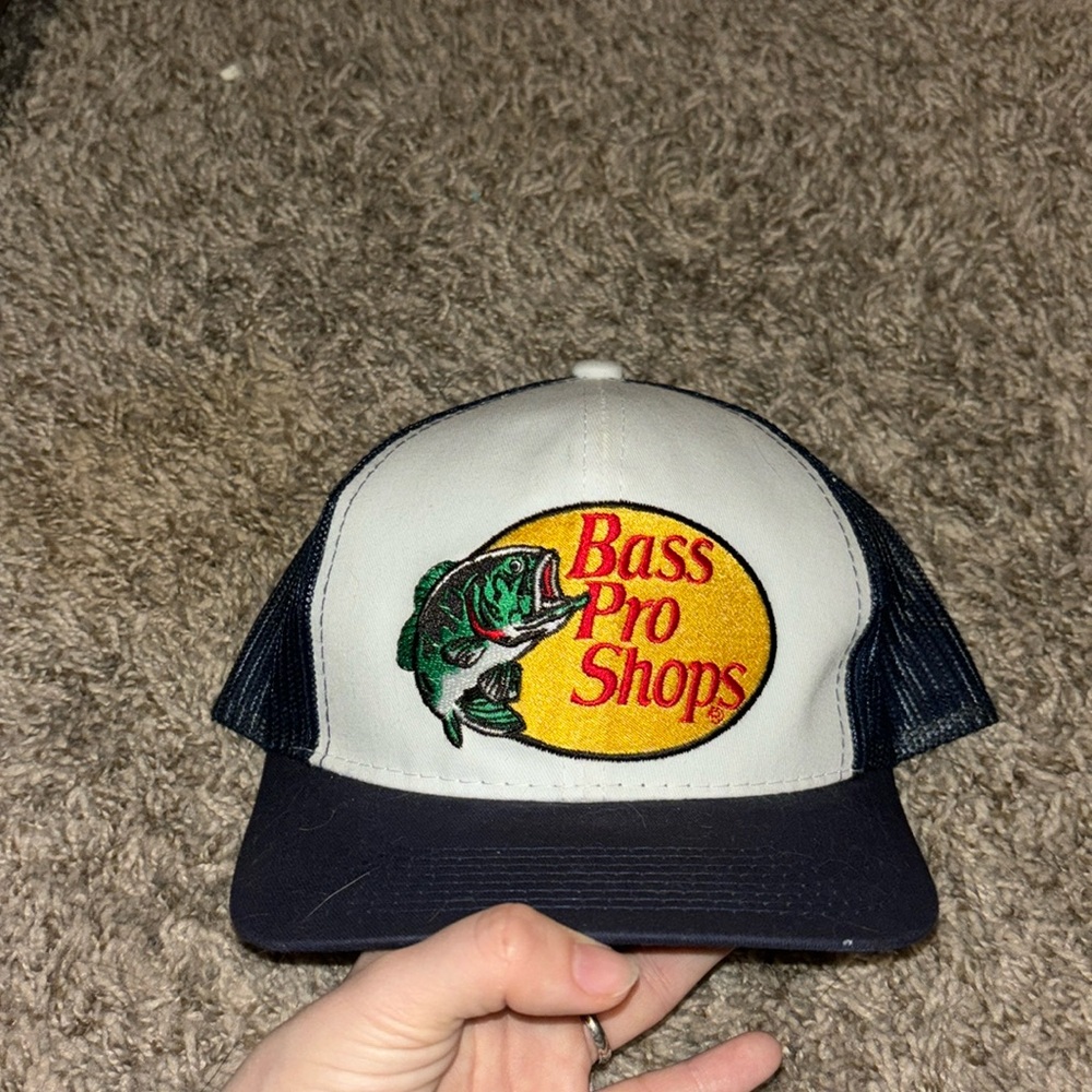 Navy Blue bass pro hat